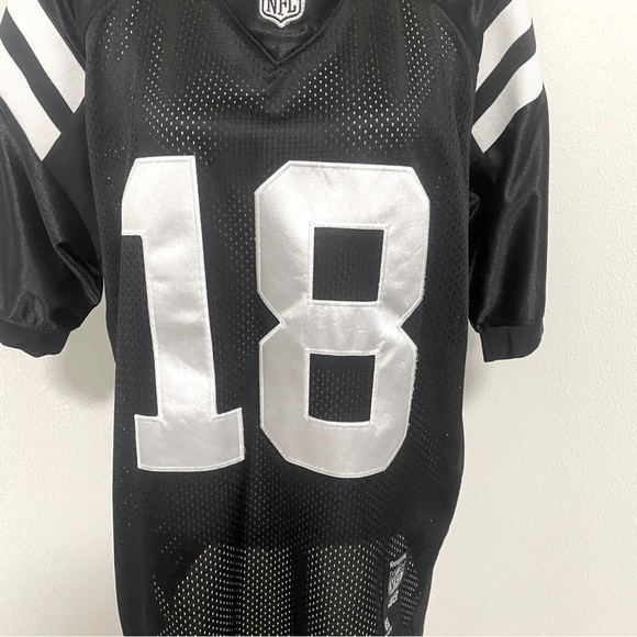 Reebok NFL On Field #18 Peyton Manning Football Jersey Size 48 Black Large EUC - Picture 3 of 10